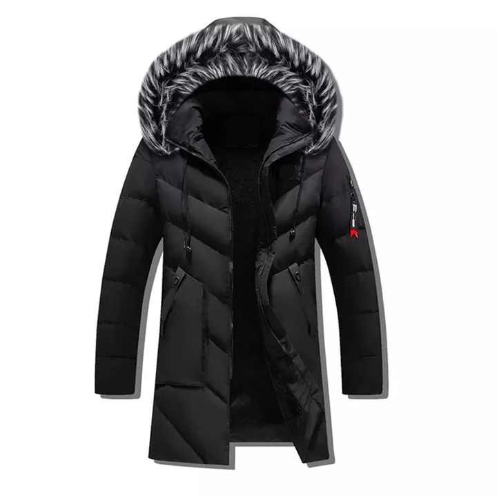 Top Quality Winter Parka Men Thick Warm Winter Jacket Men Windproof Casual Outerwear Medium Long Coat Men